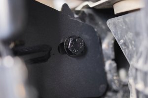 Ford Bronco Raptor Front Bumper Reinforcement Brackets - DV8 Offroad - Frame Horn Reinforcement - Black - `21-`25